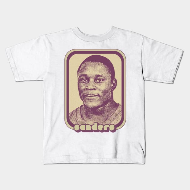 Barry Sanders /// Retro Detroit Lions Running Back Design Kids T-Shirt by DankFutura